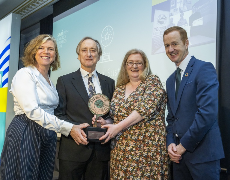 Winners of an award at the 2024 seai energy awards