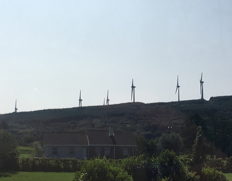 One of the local wind farms within the 10km radius of community respondents to the Co-Wind project survey