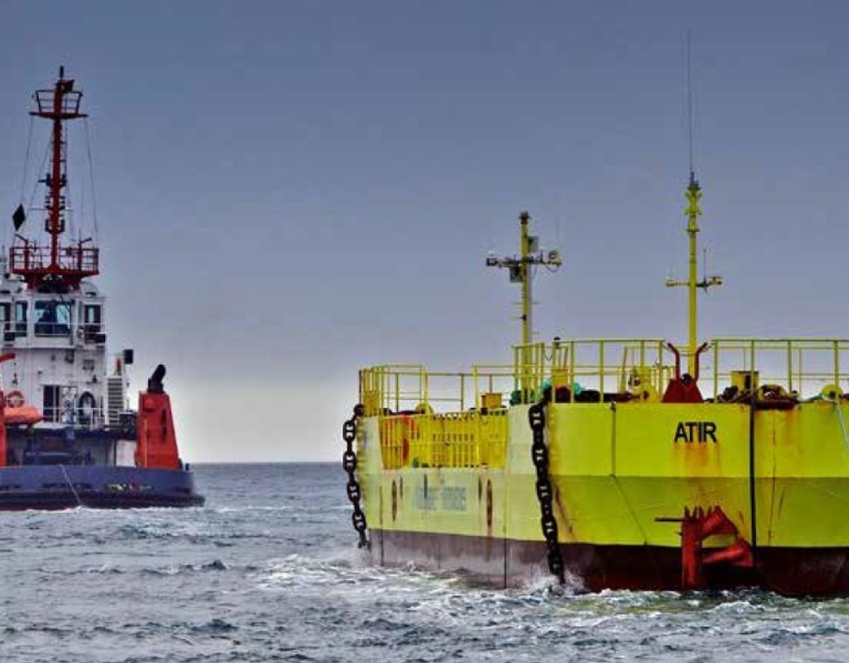 image of two ships at sea